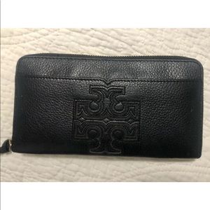 Tory Burch Harper Wallet Black